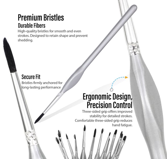 Color Brush Info-graphic
