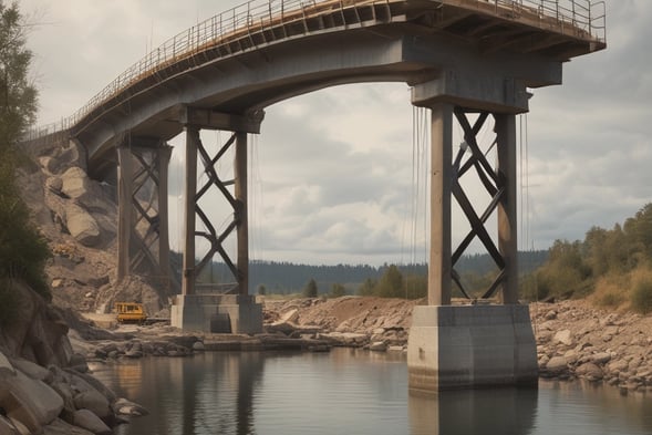 coming soon - bridge under constructions and almost done