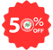 Google reklama - 50%