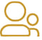 sketch of 2 persons of different high to indicate tailored solutions
