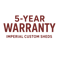 5-YEAR WARRANTY