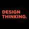 alt: "Se lee Design Thinking o Pensamiento de Diseño en español"