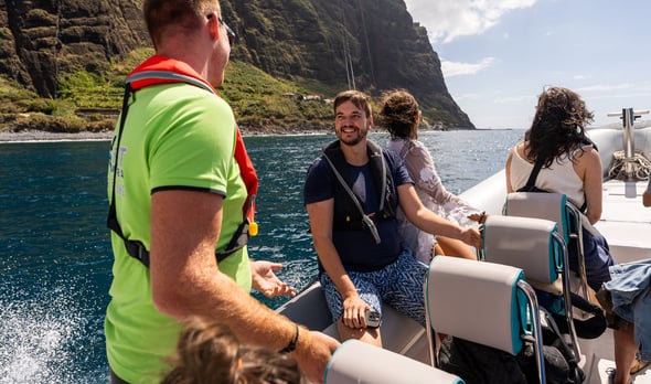 Cabo Girao boat tour, Madeira