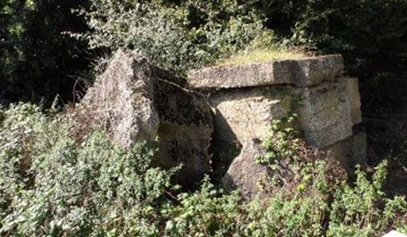 Mausolée de Limoy (1920 ?) aujourd'hui disparu