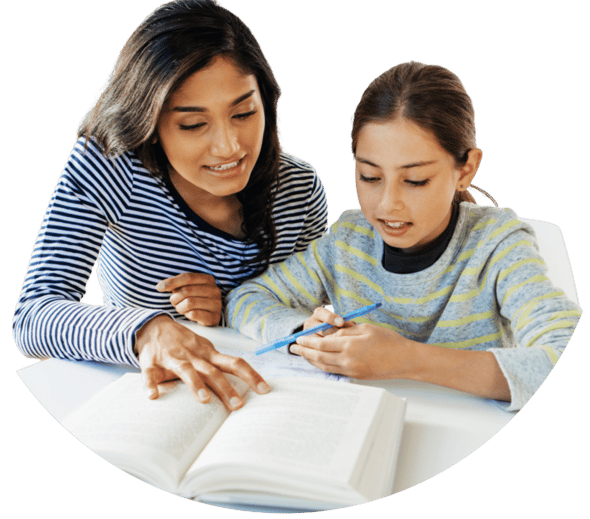 "Tutor providing personalized one-on-one instruction to a student for effective learning."