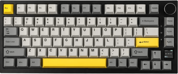 EPOMAKER Ajazz AK820 Pro 75% Gasket Teclado Mecánico Inalámbrico