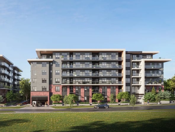 Guilden condo building exterior view