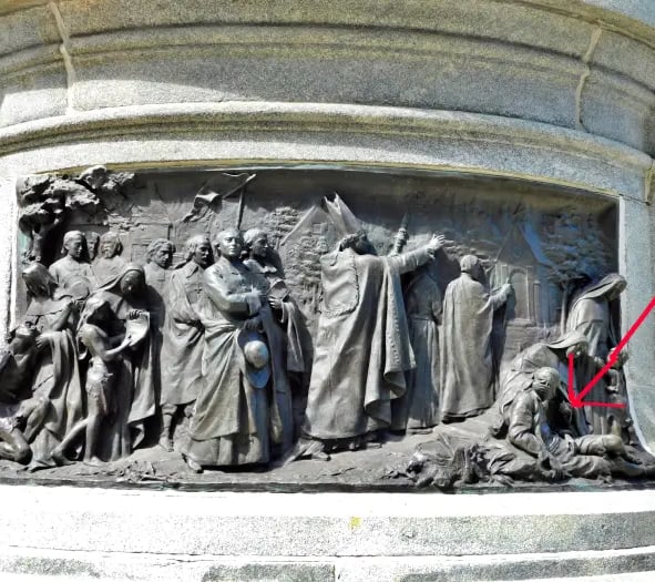 Bas relief, Mgr de Laval,