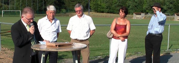 Inauguration de la buvette du foot à Loyers-Namur 2013
