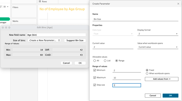 Tableau interactive dashboard project