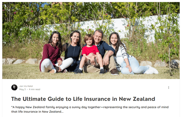 SEO results for Better Cover insurance website