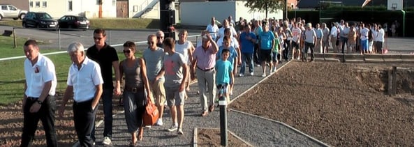 Inauguration de la buvette du foot à Loyers-Namur 2013
