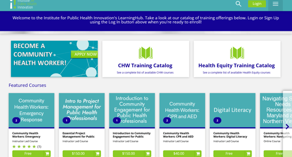 a website page with a variety of health related information