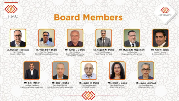 Thattai Hindu Merchants Community (THMC) Bahrain Board Members