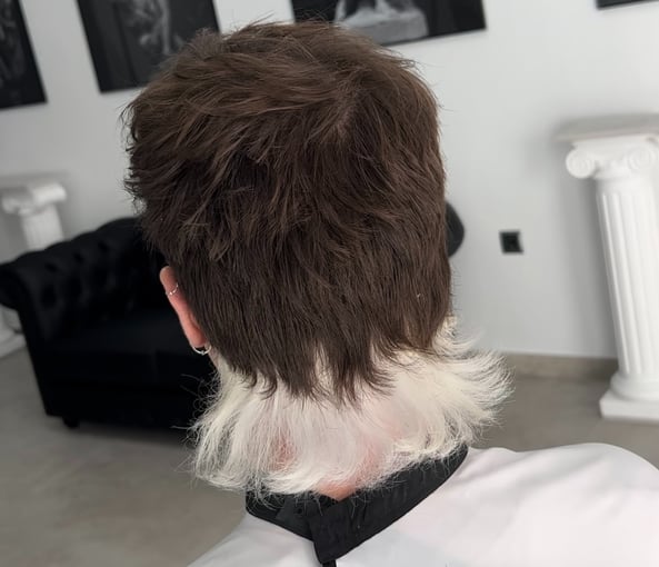 Bloque de color mullet cliente Olimpo Barberia