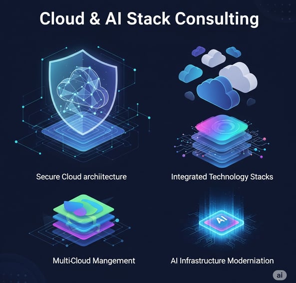 secure cloud architecture with multicloud managment photo