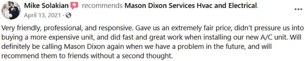Testimonial 3: Friendly, professional, and responsive.  Extremely fair price