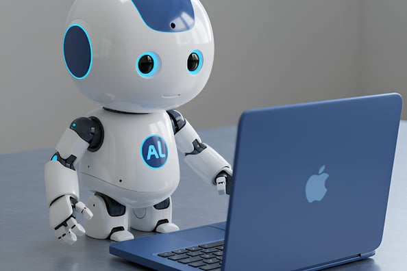 a robot that is sitting on a table