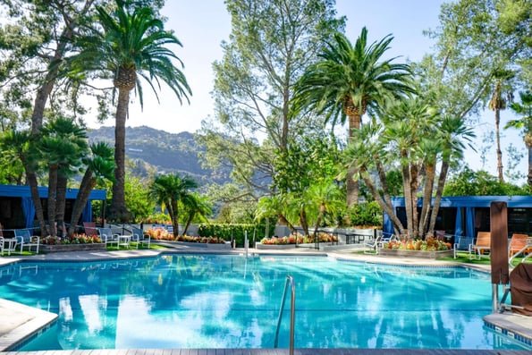 Pool at Hilton Los Angeles