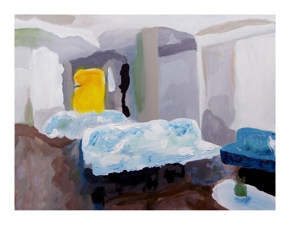 Jennifer Mae Wood, Injection I, Acrylic on canvas, 20x16, 2022