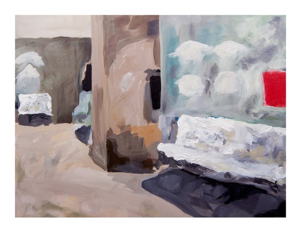 Jennifer Mae Wood, Injection III, Acrylic on canvas, 20x16, 2022