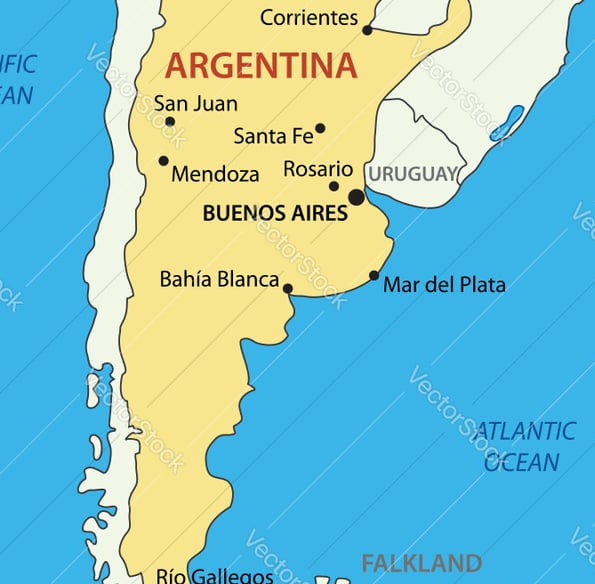 Map of Argentina