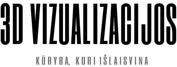 3D VIZUALIZACIJOS logo