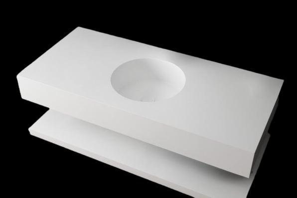 ΝΙΠΤΗΡΑΣ ΜΠΑΝΙΟΥ CIRCLE ΤΟΙΧΟΥ ΜΕ ΡΑΦΙ SOLID SURFACES
