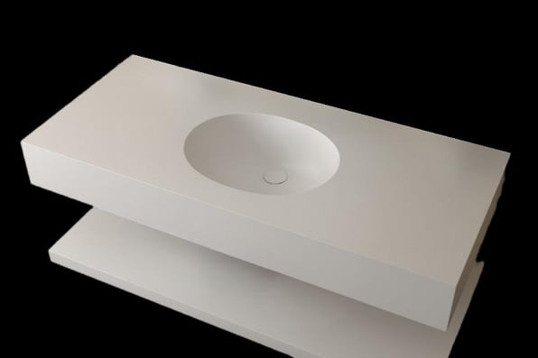 ΝΙΠΤΗΡΑΣ ΜΠΑΝΙΟΥ HARMONY ΤΟΙΧΟΥ ΜΕ ΡΑΦΙ SOLID SURFACES
