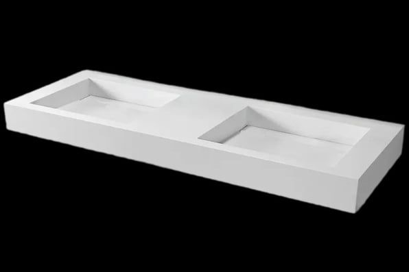 ΝΙΠΤΗΡΑΣ ΜΠΑΝΙΟΥ ΜΑΤΡΙΧ 2 ΓΟΥΡΝΕΣ SOLID SURFACES