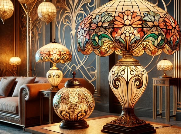 Lampe Tiffany Art Déco