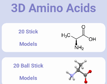 a table with a number of different types of aminos