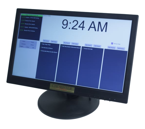 Chorister 15" Touch screen carillon