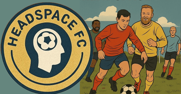 a soccer player is playing soccer in a field