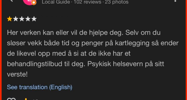Psykiatrisk avdeling Vinderen, dps,Sidsel Onstad،,Kari Helene Winger,Lene Pribyl,Simona Eskeland,Håkon Kongsrud