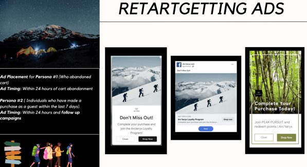 Content & Social Media Strategy example