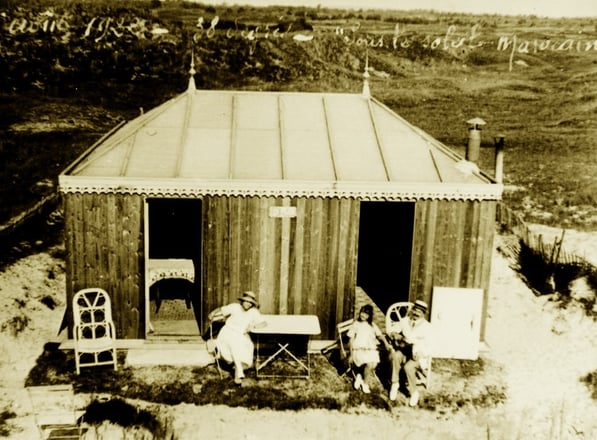 Cabanon de plage normand