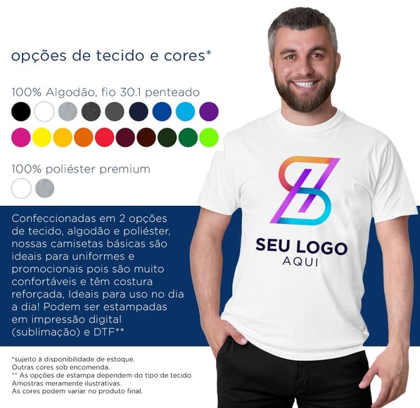 camiseta básica de algodão, camiseta personalizada, atacado de camisetas, uniforme profissional, camiseta sublimação