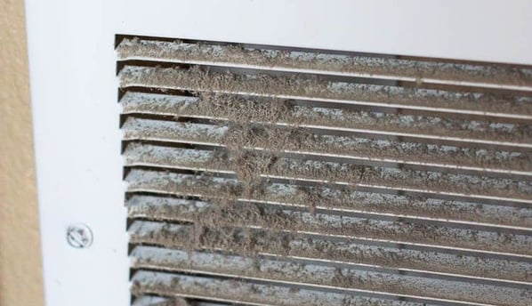 a vent venter in a wall mounted in a wall