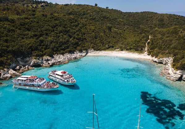 Boat Trip To Paxos Antipaxos from Corfu