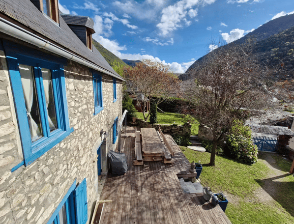 vue jardin - maison la Flambee - chambres d'hotes