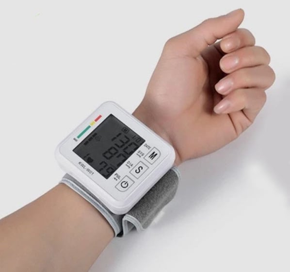 wrist mount blood pressure machine