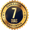 Selo de garantia de satisfação - 7 dias de garantia