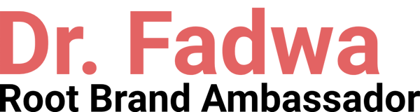 Dr Fadwa Root Brand Ambassador logo