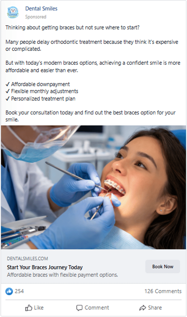 Dental Smiles - Braces Promo Ad