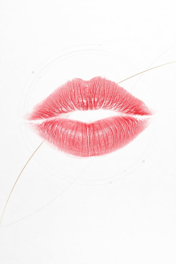 Kiss Readings lip print cards collected at an event