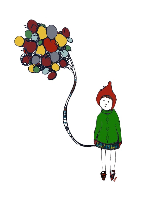 Girl With Balloons
