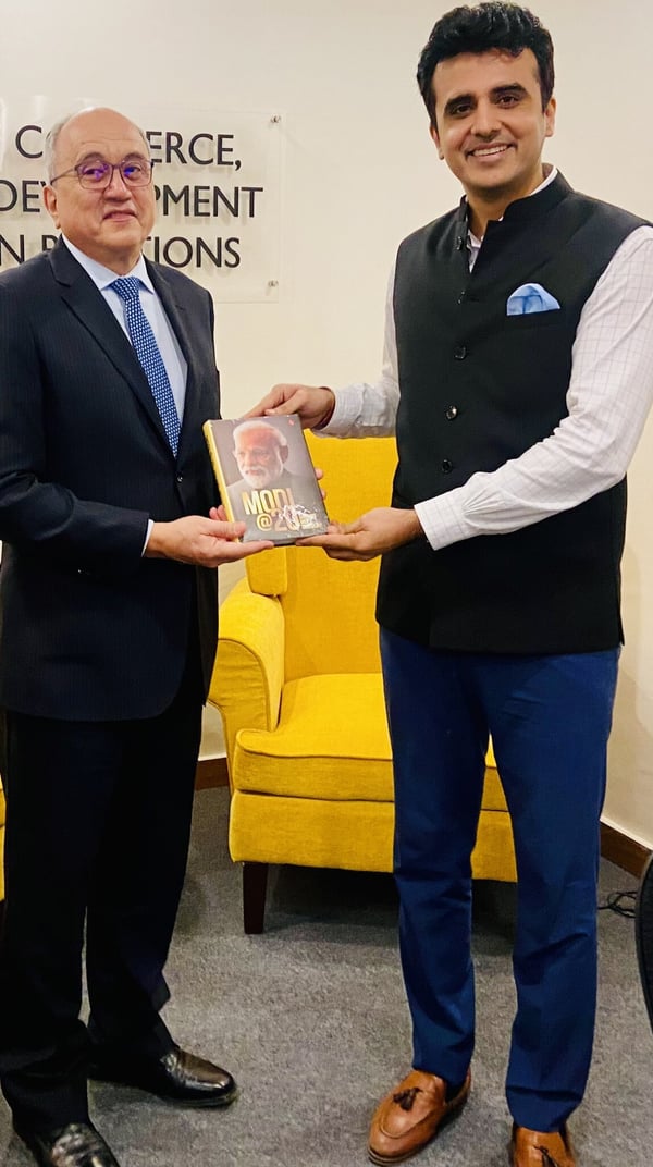 Ambassador of El Salvador at Chamber India secretariat, New Delhi 