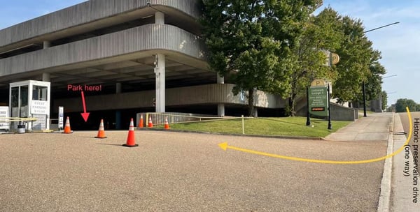 Parking garage for Smoky Mountain Hockey