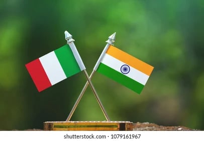 India and Italy Flag